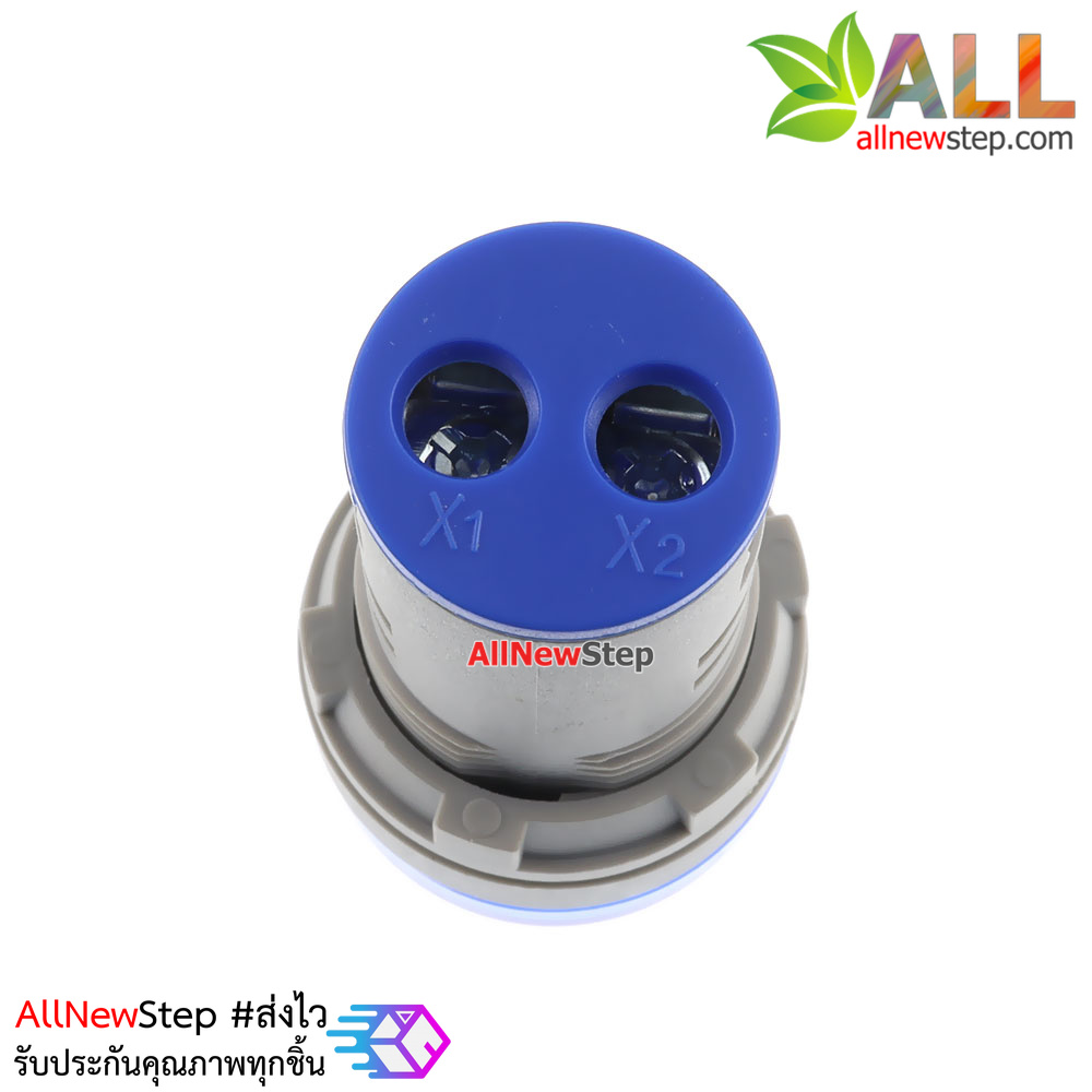 ดิจิตอลโวลต์มิเตอร์ LED 20-500VAC แบบติดแผงแสดงผล จอสีน้ำเงิน