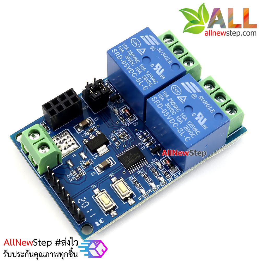 โมดูล Relay ESP8266 dual WiFi relay 5V IoT smart home