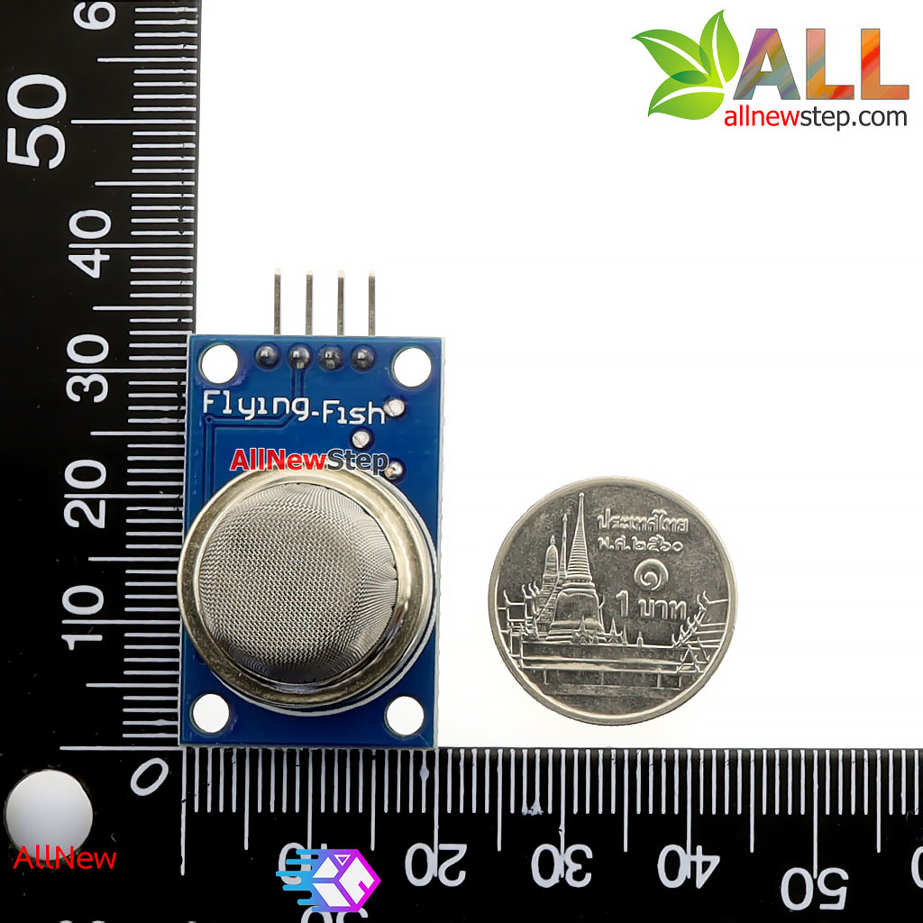 MQ-2 ppm MQ2 LPG Smoke methane gas เซนเซอร์ MQ-2 ตรวจจับควัน แก๊สมีเทน LPG/Smoke/CO for Arduino