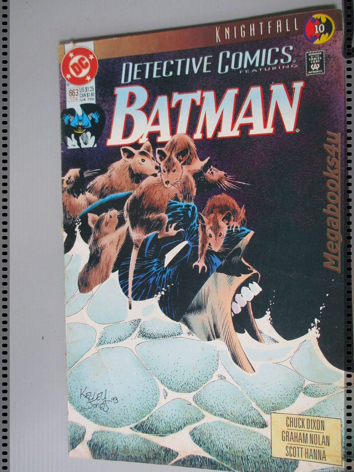 การ์ตูน DC comics การ์ตูนภาษาอังกฤษ แบทแมน BATMAN ฉบับที่ 663 ตอน NO REST FOR THE WICKED ปี2536