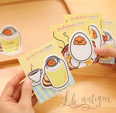 โพสอิทไข่ขี้เกียจ Gudetama Post-it กุเดะทามะ โพสอิทน่ารัก