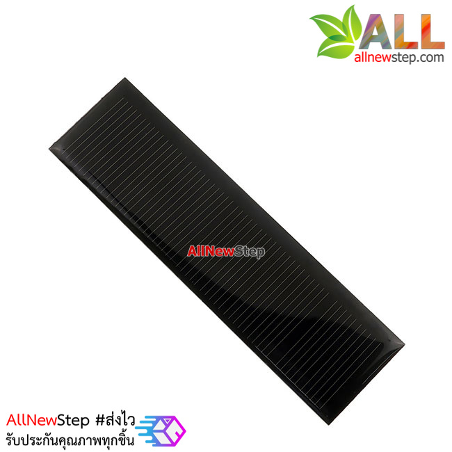 โซลาเซลล์ Solar panel solar cell ขนาด 100x28mm 5.5V 60mA