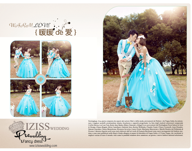 ***พรีออเดอร์***ชุดคู่ถ่ายพรีเวดดิ้ง (prewedding dress) & ชุดแต่งงานแฟนซี (Fancy wedding dress)ชายหญิง "ธีมสีฟ้า-ขาว"
