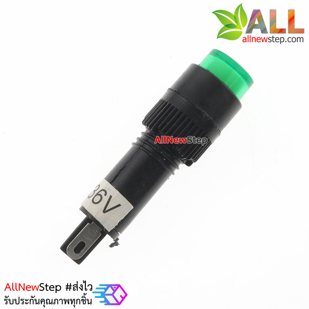 NXD-215 ไฟ LED signal สำหรับติดแผงควบคุม สีเขียว 36VDC