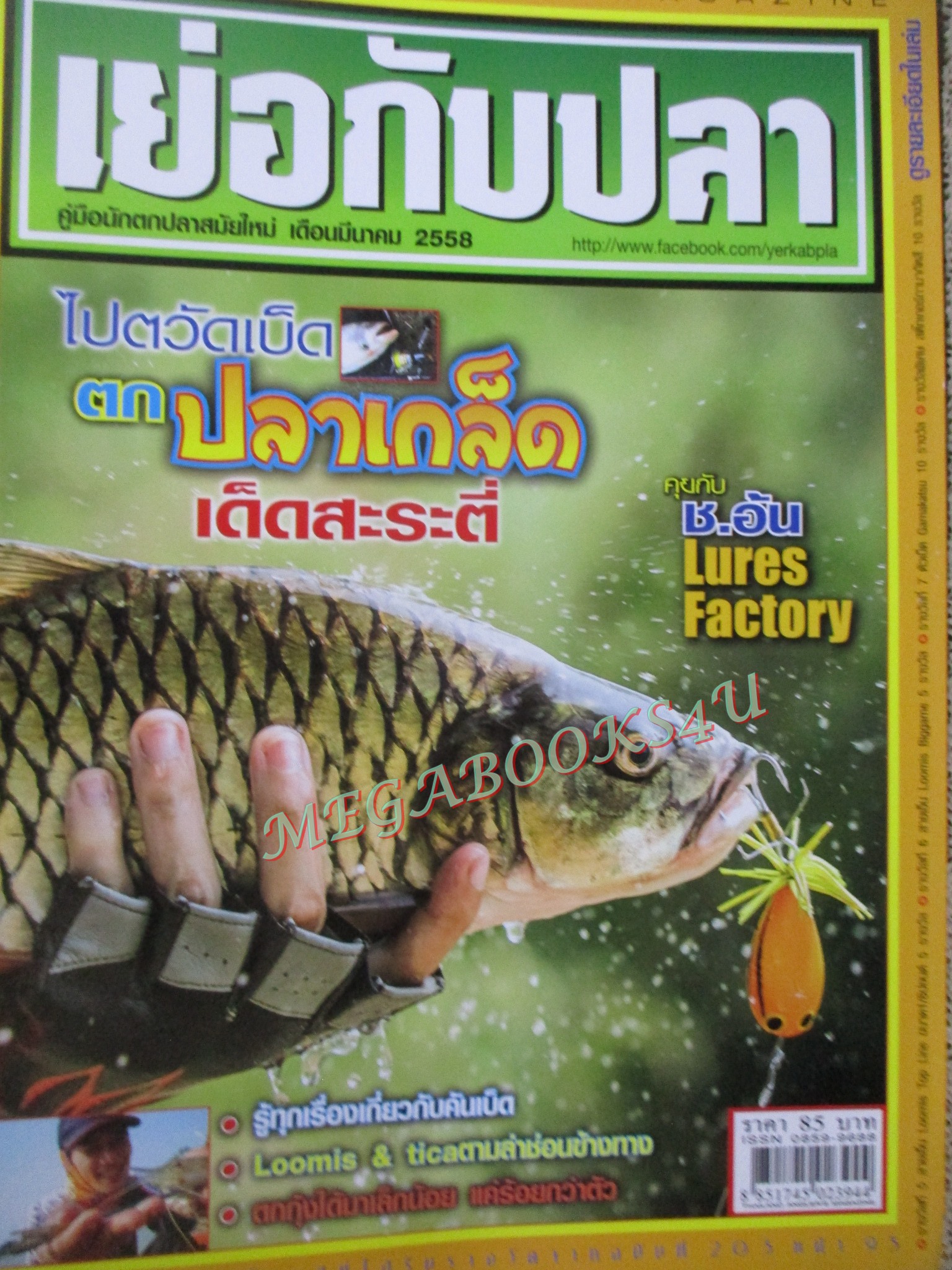 นิตยสาร เย่อกับปลา ฉบับที่205 2558 ตกปลาเกล็ด
