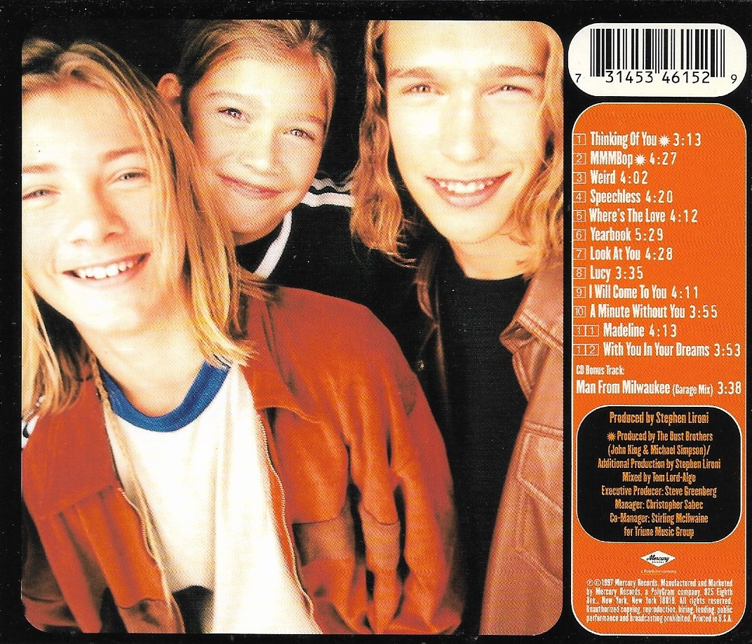 Used CD,Hanson - Middle of Nowhere (B)(1997)(USA)