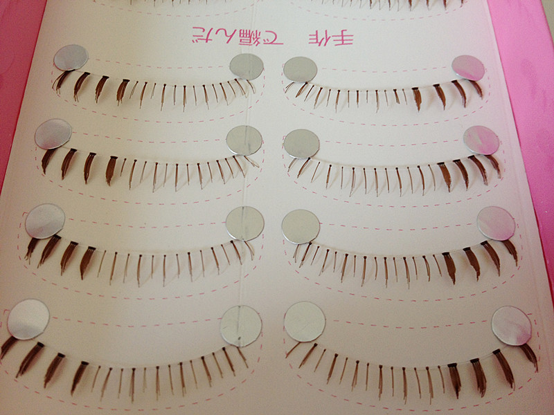 HX-18# ขนตาล่างเอ็นใส (ขายปลีก) เเพ็คละ 10 คู่