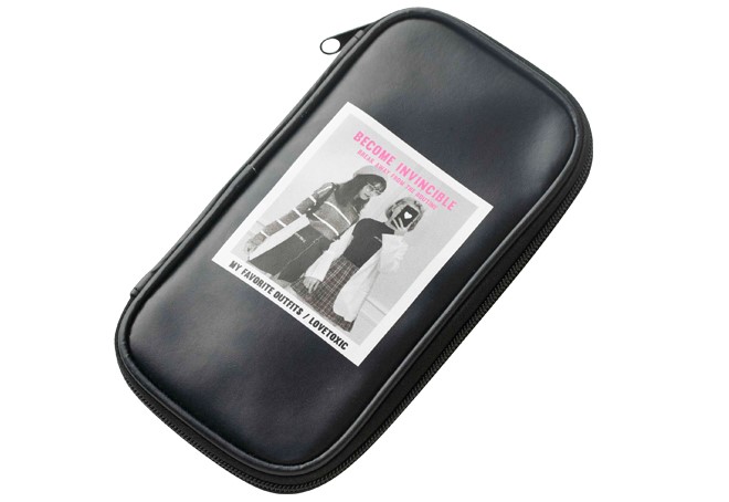 Love Toxic Photo Print Slim Pen Pouch กระเป๋าใส่เปากกาหรือเครื่องสำอางค์