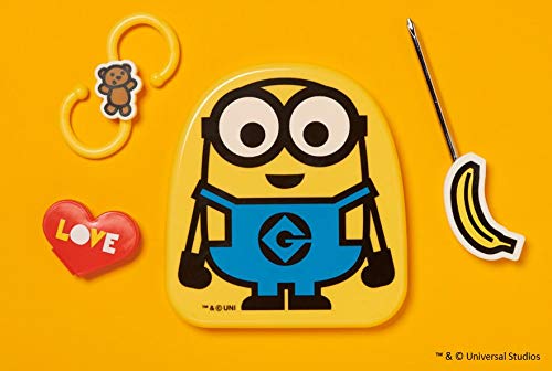 พร้อมส่ง (มีกล่อง) Minion Driver Set ไขควงรูปกล้วย ขอเกี่ยวรูปตัว S และเคสสกรูเอนกประสงค์ใส่ในกล่องเก็บ