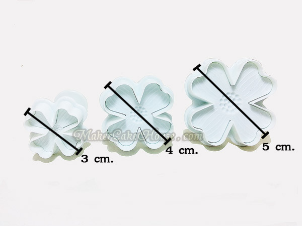 พิมพ์กดลายฟองดอง / พิมพ์กดคุกกี้ ดอกไม้ฤดูใบไม้ผลิ