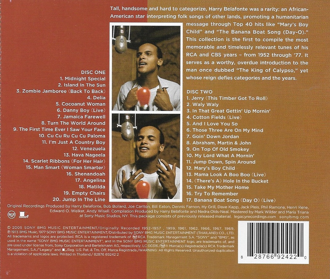 CD,Harry Belafonte - The Essential Harry Belafonte (2CD)(2005)(Thai)