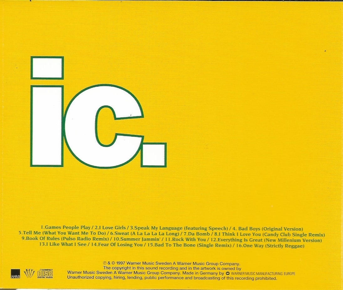 Used CD,Inner Circle - Greatest Hits The Bad Boys Of Reggae (A)(Reggae)(1997)(Germany)