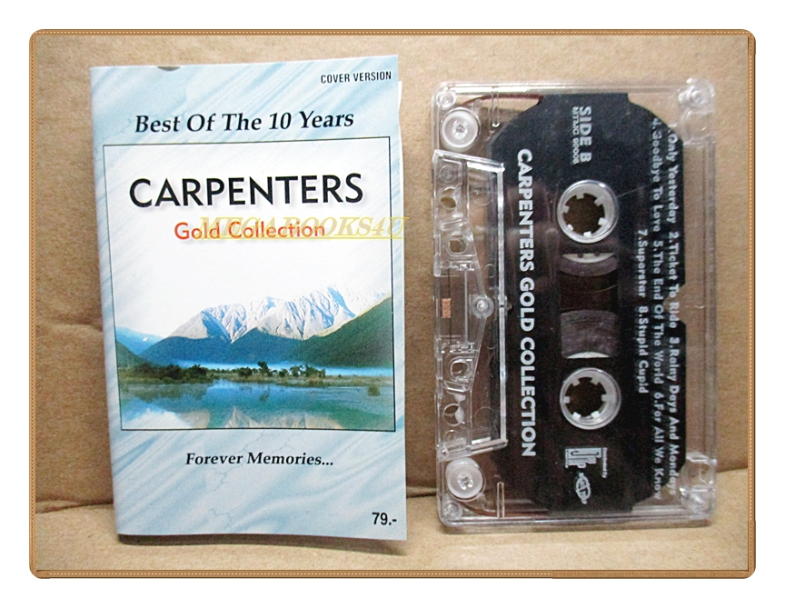 เทปเพลงสากล THE BEST OF 10 YEARS CARPENTERS GOLD COLLECTION