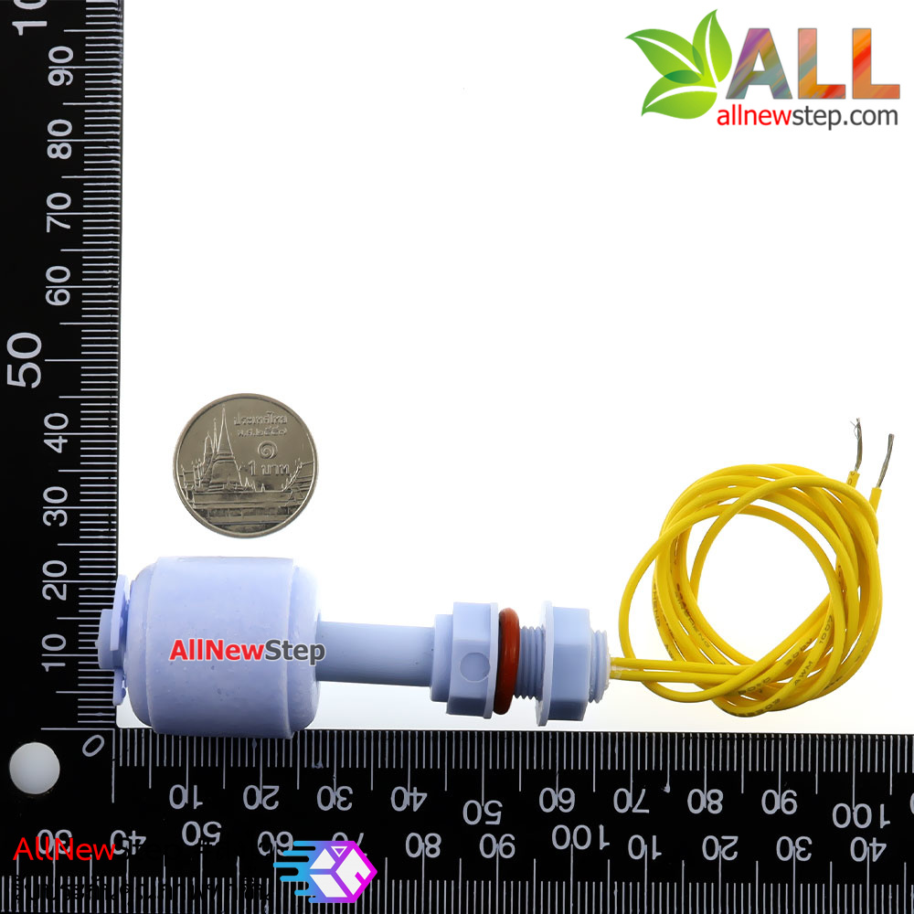 Plastic small float switch anti-corrosion 52MM สวิตช์ลูกลอย Water Level Sensor 52mm