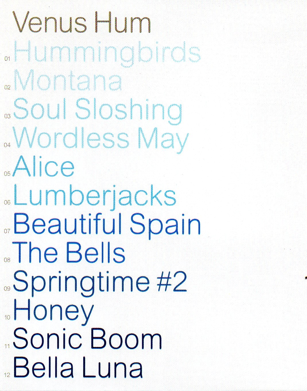 CD,Venus Hum - Big Beautiful Sky (2003)