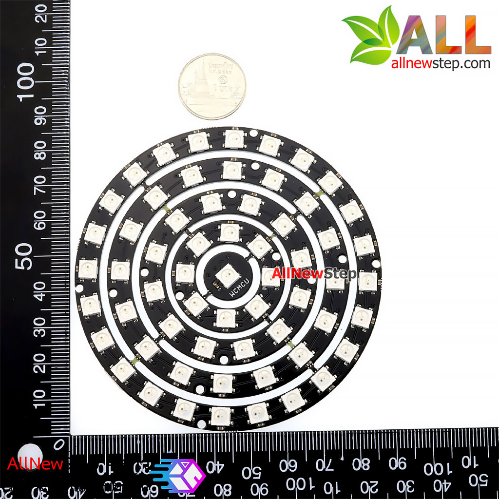 NeoPixel Ring 61 WS2812 RGB LED