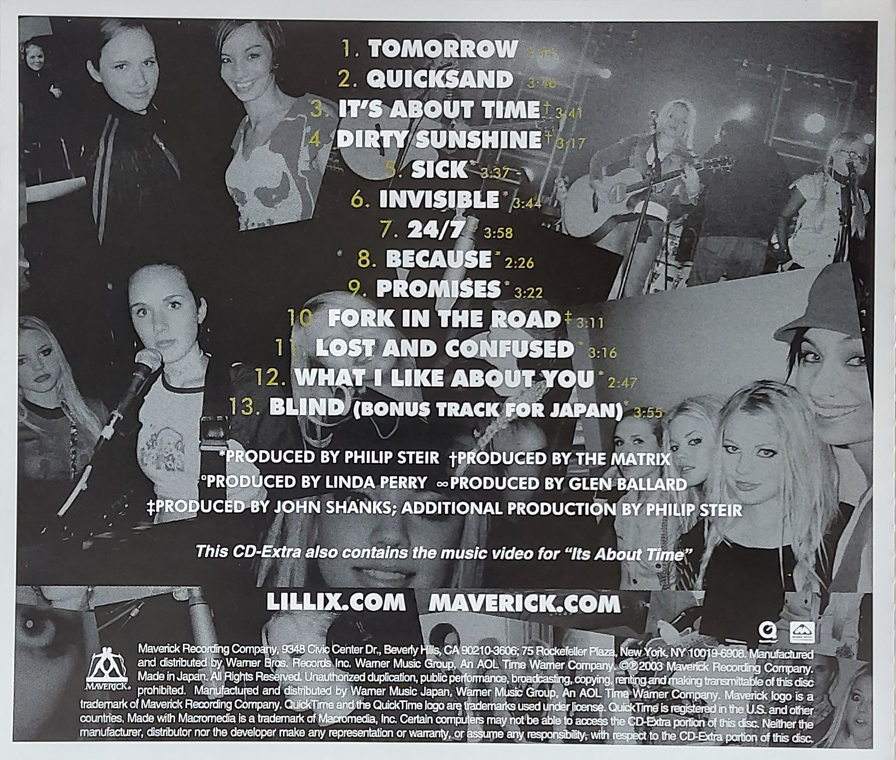 Used CD,Lillix - Falling Uphill (A+)(2003)(Japan)