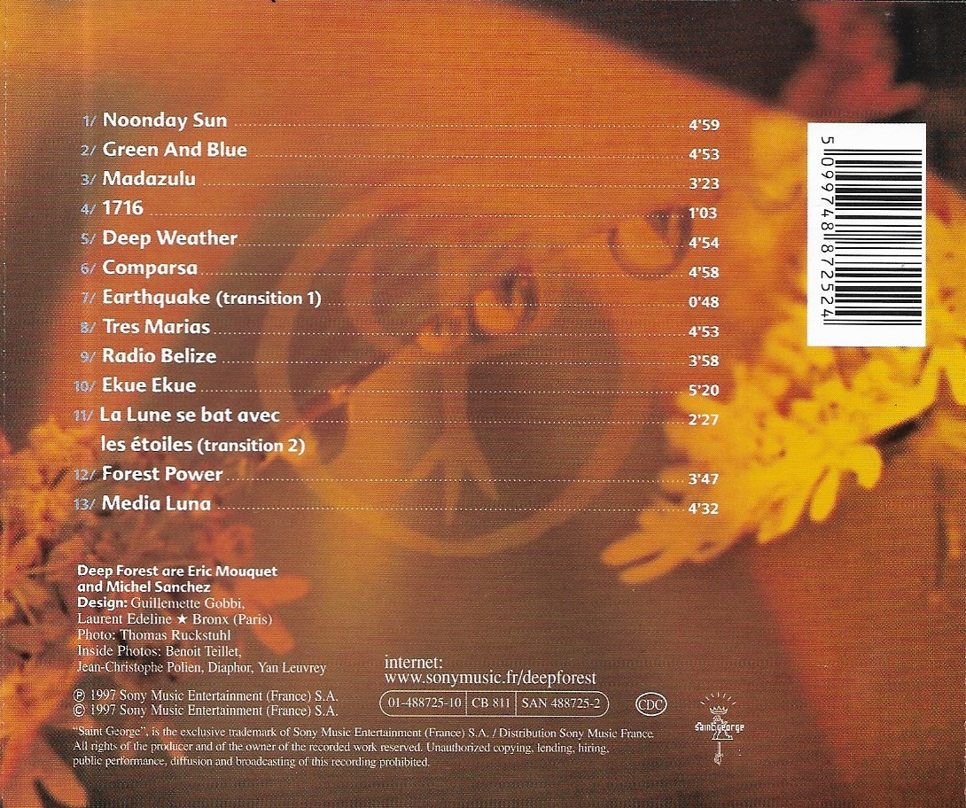 CD,Deep Forest - III Comparsa (1997)(France)