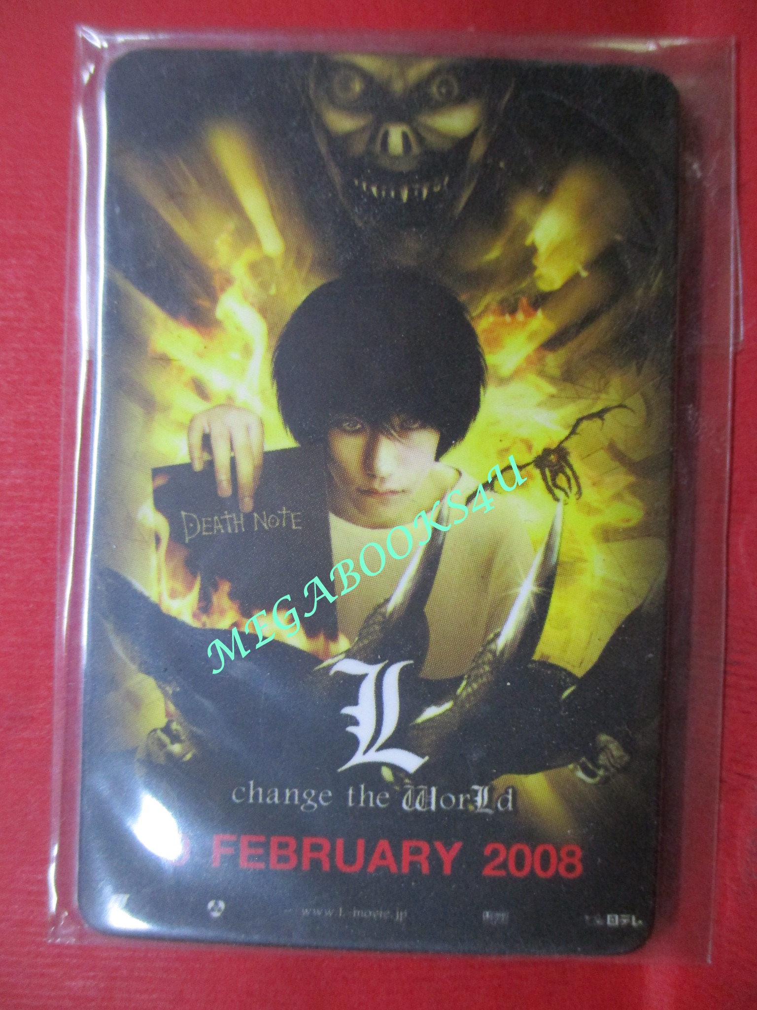 แผ่นแม่เหล็ก MAGNET ภาพยนตร์เรื่อง Death Note สมุดโน้ตกระชากวิญญาณ