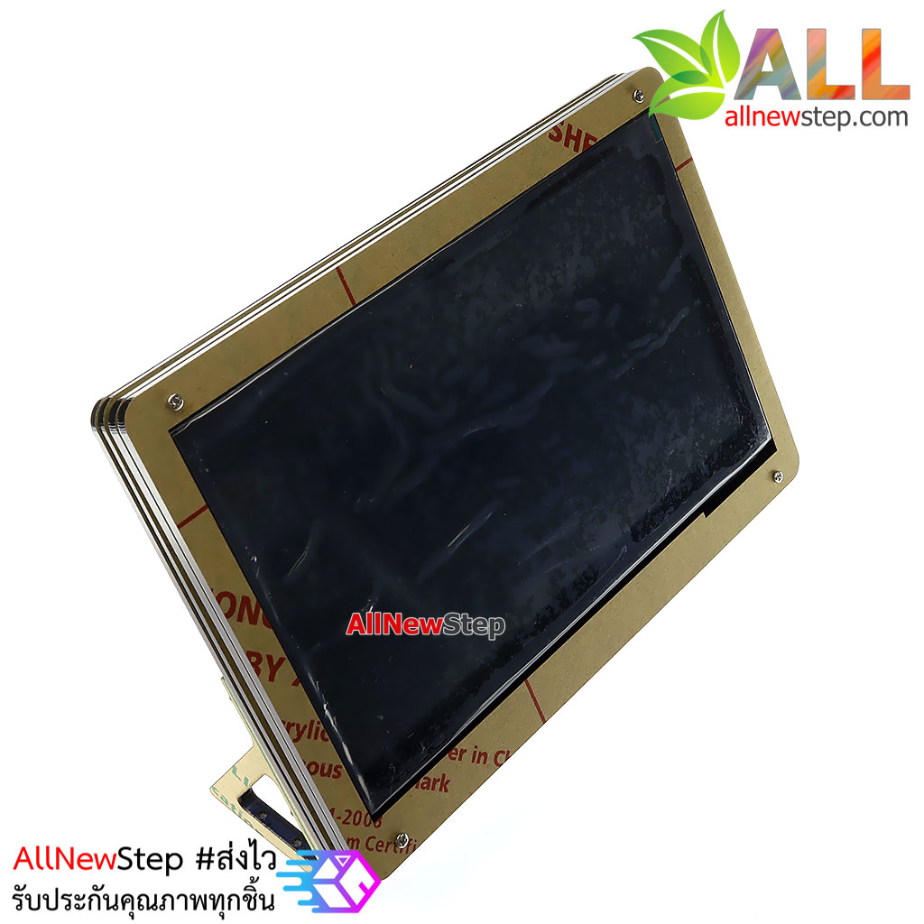 เคสที่ตั้งจอ LCD 7 นิ้ว HDMI Touch Screen Display ชุดเคสตั้งจอ Raspberry Pi สีดำ