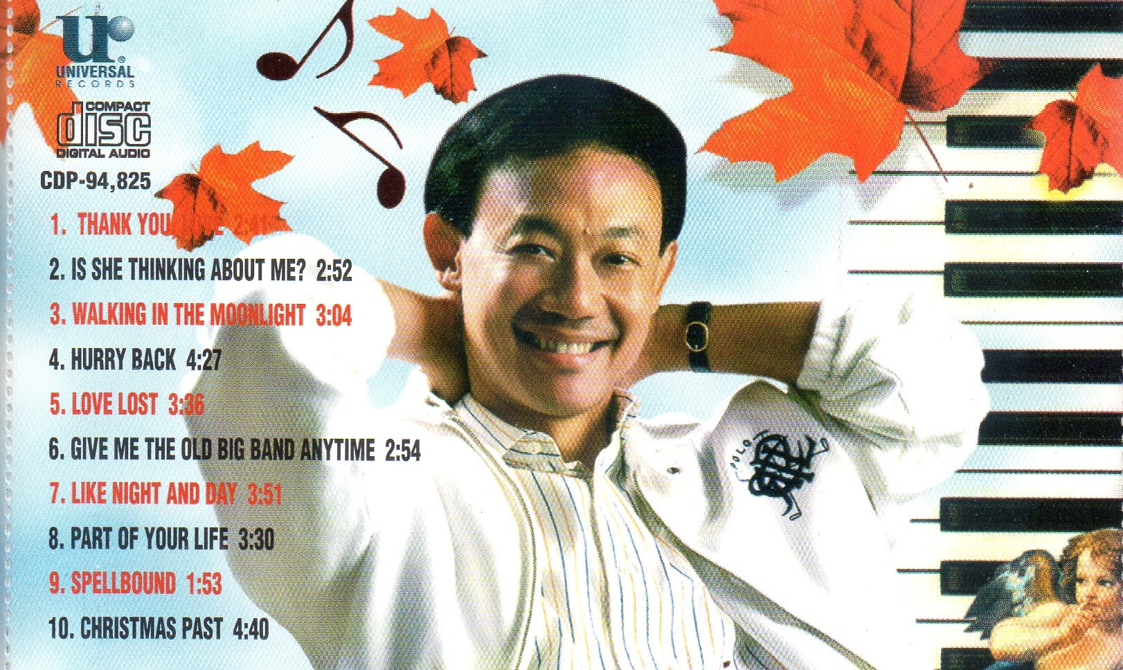 CD,Jose Mari Chan - Thank You, Love (1995)(Philippines)