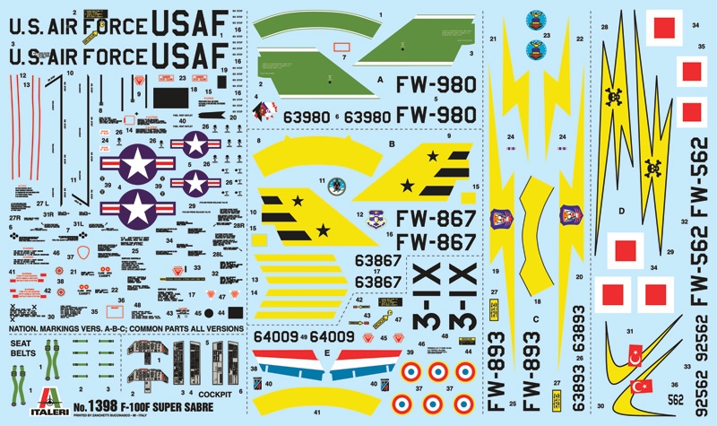 1/72 F-100F SUPER SABRE