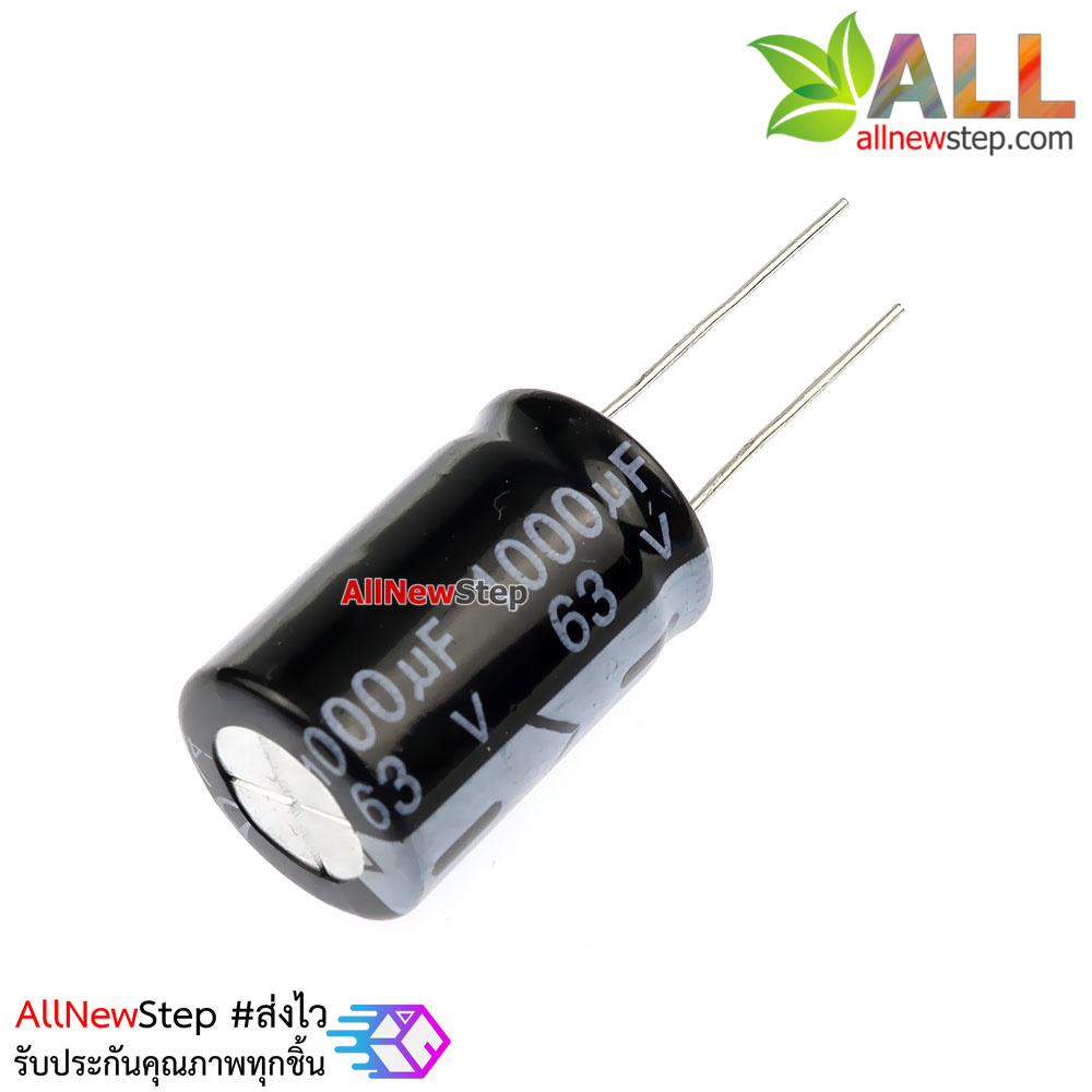 ตัวเก็บประจุ 1000uf 63V Electrolyte capacitor 63v 1000uf