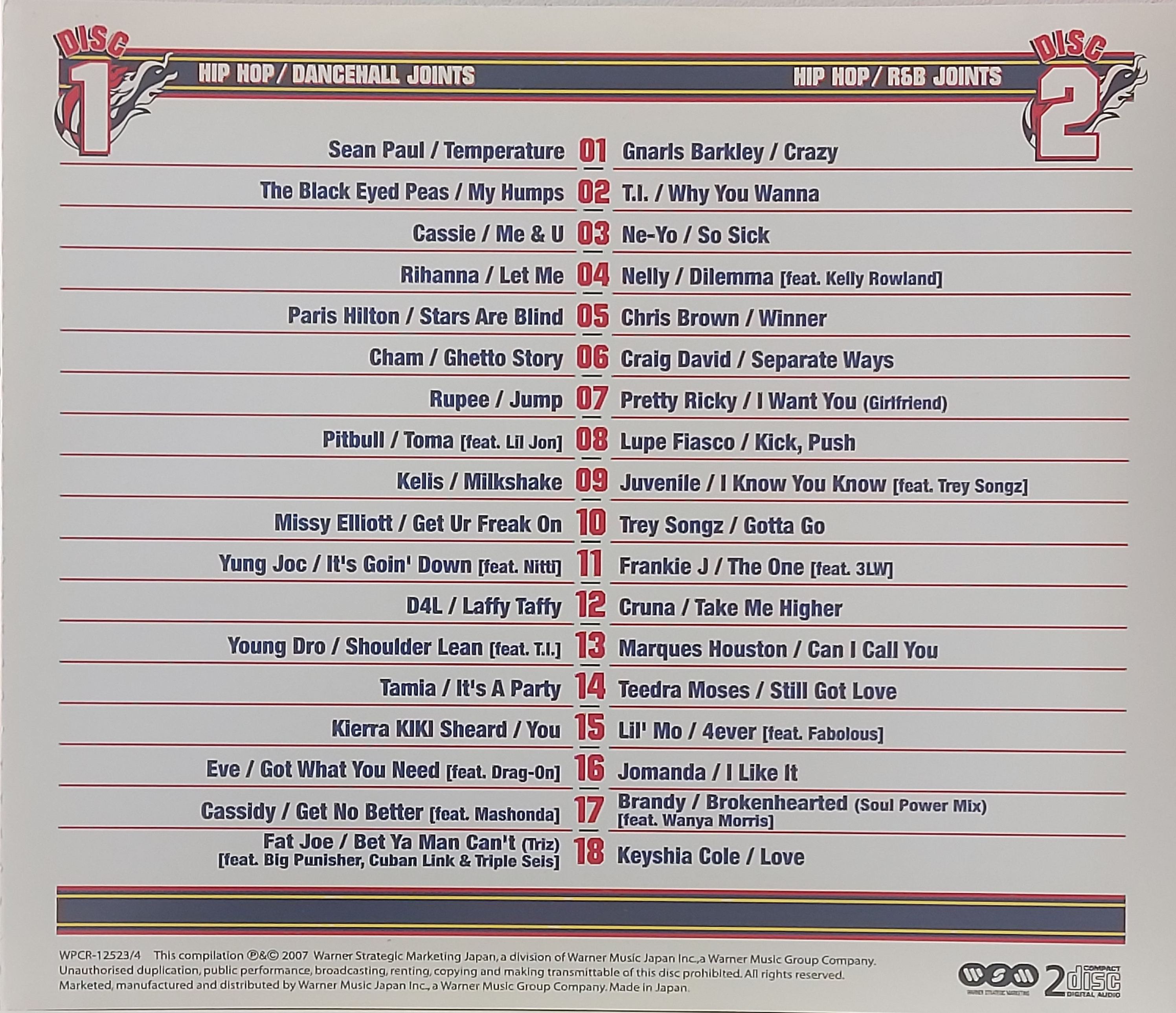 Used CD,The Finest 3 Hip Hop, R&B, Dancehall (A+)(2CD)(Various Artists)(2007)(Japan)