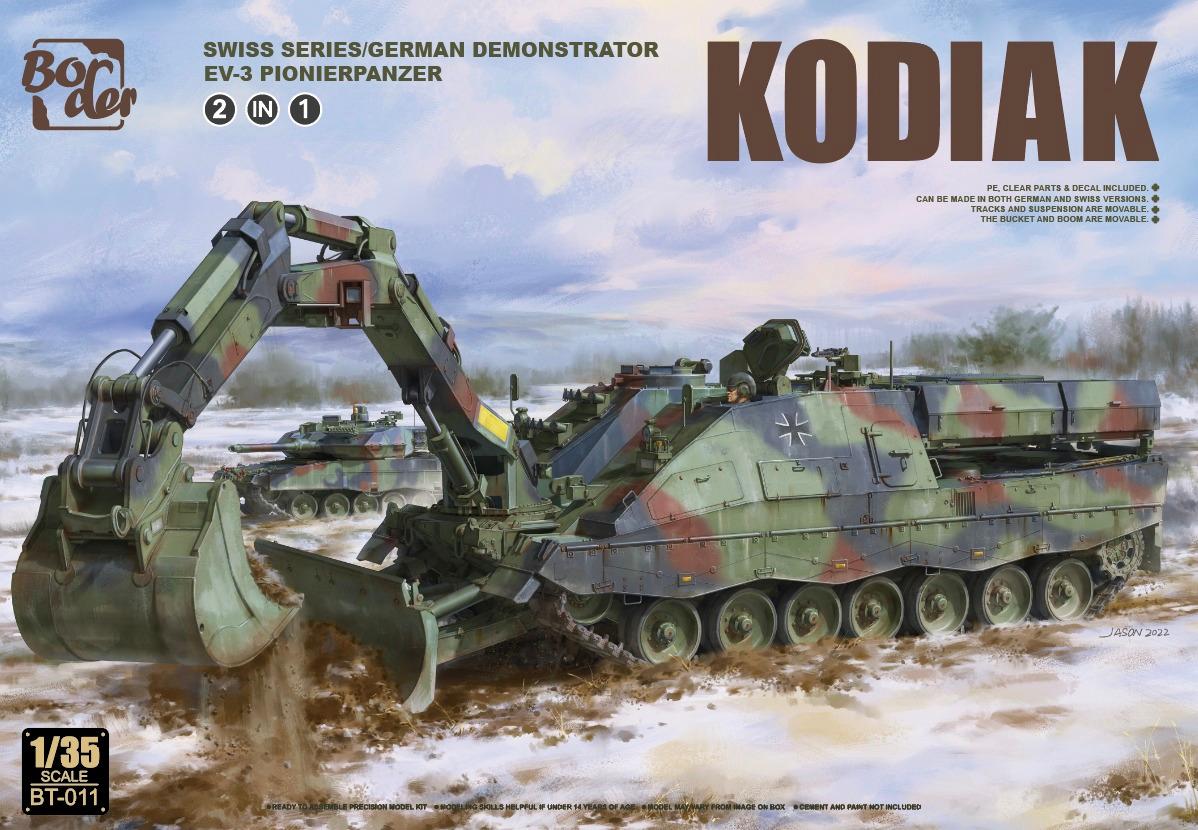 1/35 Armored Engineering vehicle KODIAK Swiss series \ German Demonstrator EV-3 Pionierpanzer (2in1)