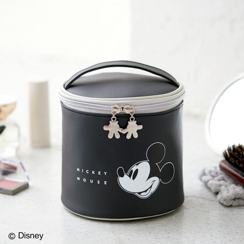 ❌เลิกจำหน่าย ❌ Mickey Mouse กระเป๋าเครื่องสำอางมิกกี้เมาส์ กระเป๋าทรงกระบอก