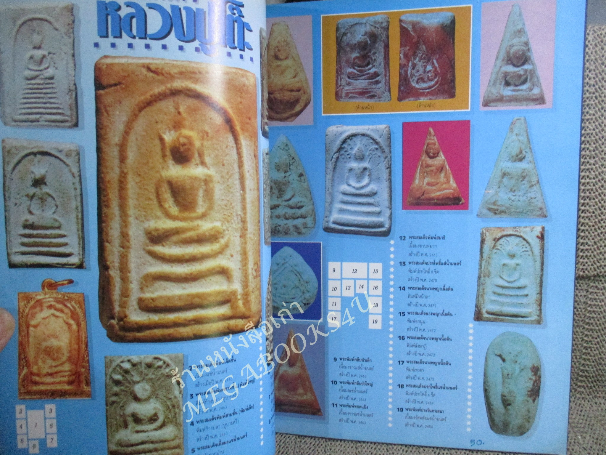 หนังสือพระเครื่อง อภิญญาฤทธิ์ จิตตานุภาพ หลวงปู่โต๊ะ วัดประดู่ฉิมพลี สภาพดี