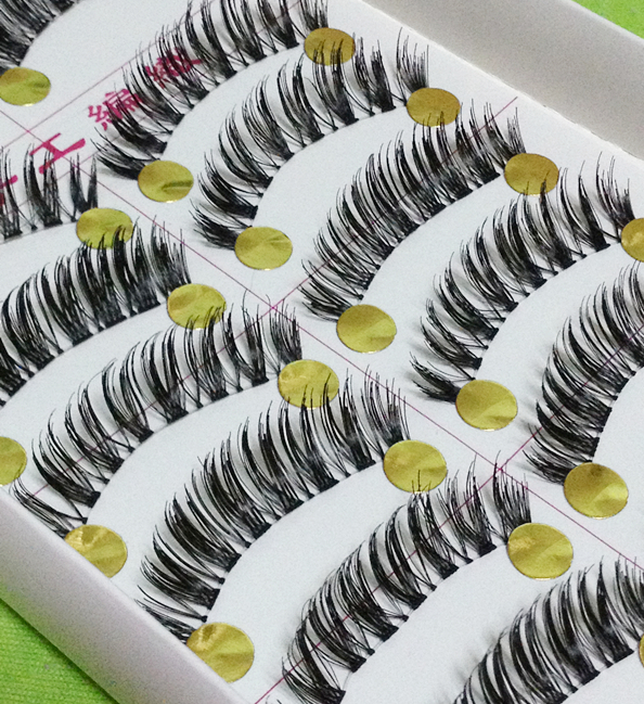 V-002 ขนตาเอ็นใส (ราคาส่ง) เเพ็คละ 10 คู่