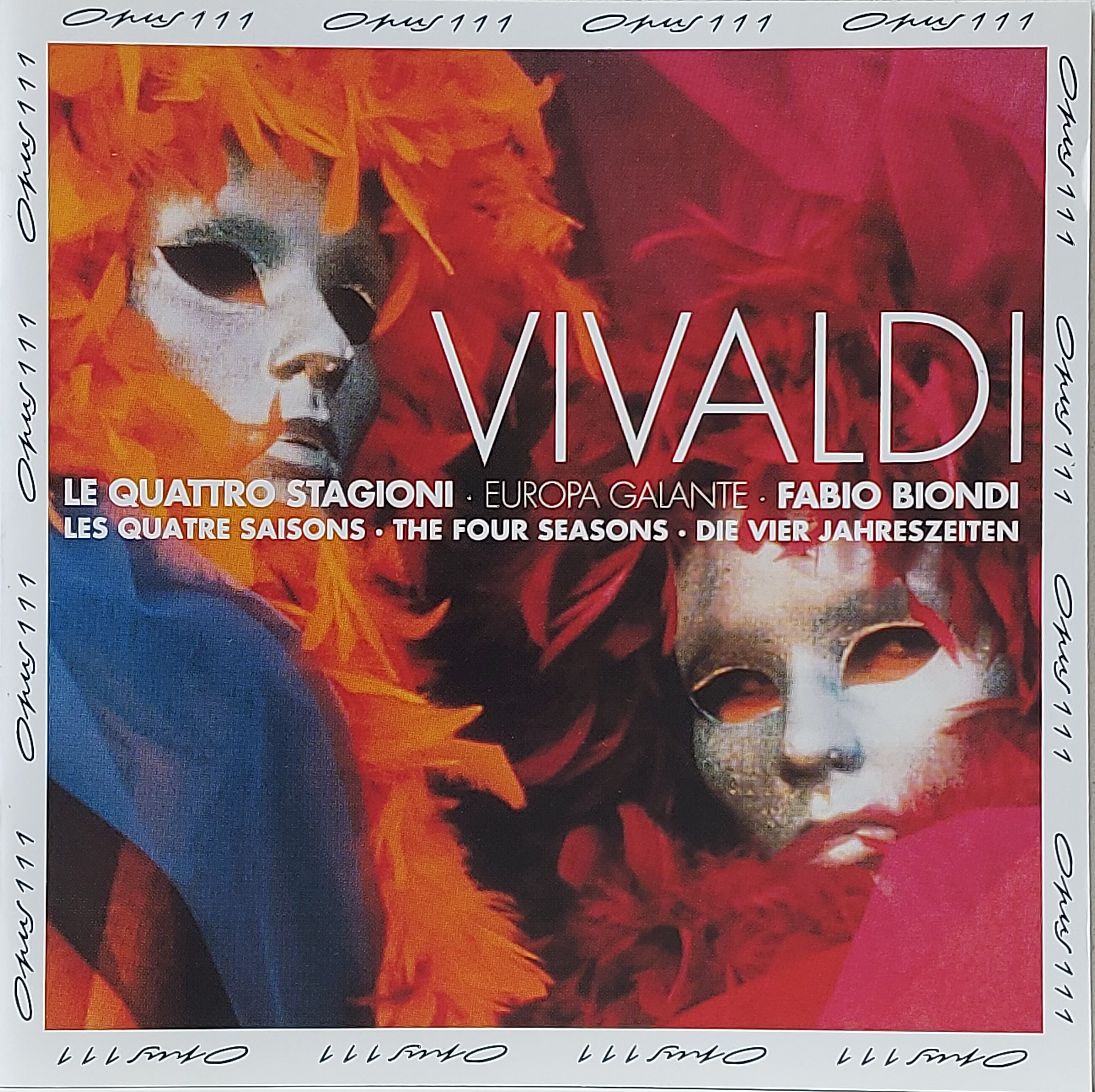 Used CD,Vivaldi - Le Quattro Stagioni by Europa Galante Fabio Biondi (A+)(Classical)(instrumental)(1991)(France)
