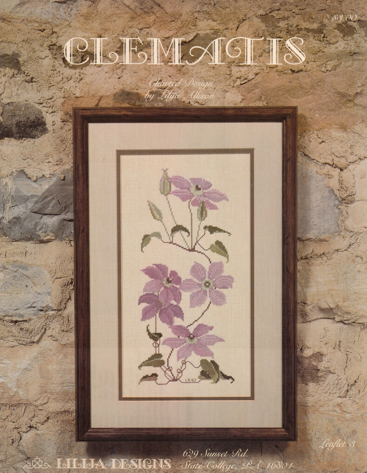 Lilija Designs ผังลาย Clematis