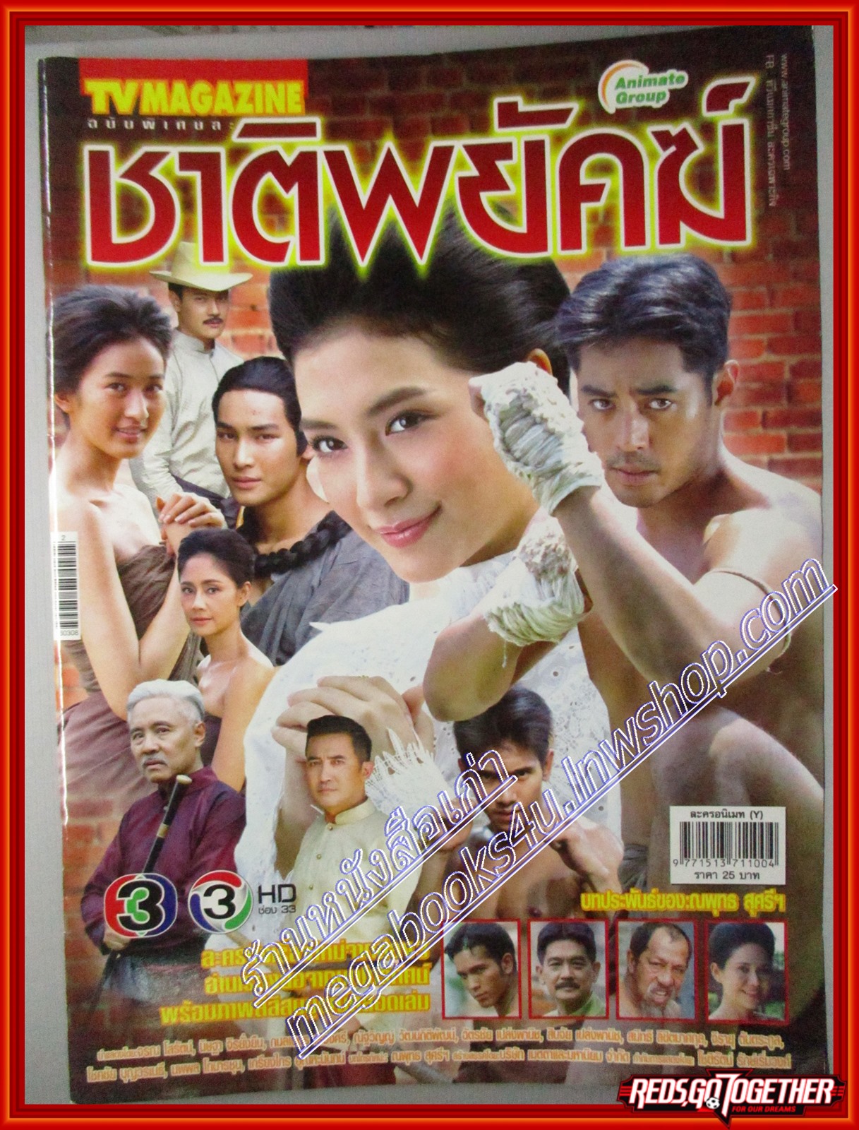 นิตยสารเรื่องย่อละครโทรทัศน์ ชาติพยัคฆ์ ปี2559 จรณ โสรัตน์ นิษฐา จิรยั่งยืน