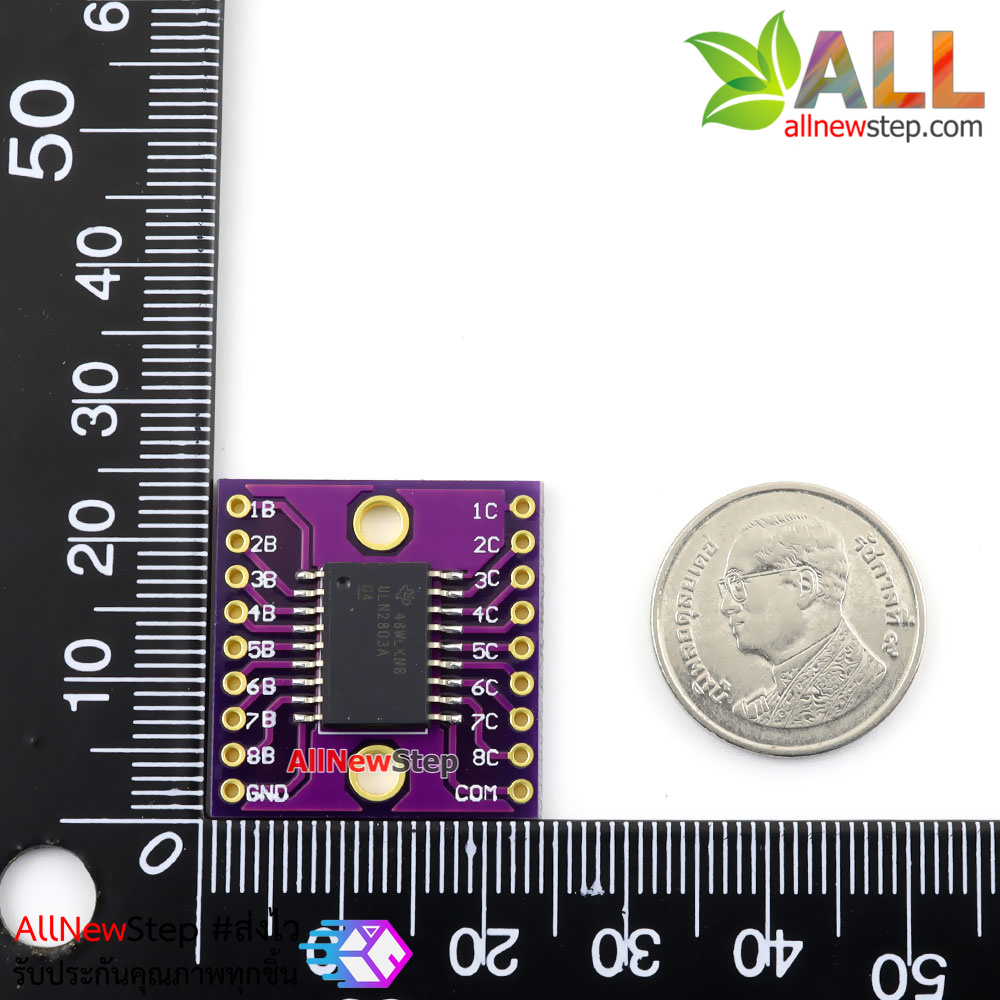 โมดูล ULN2803A uln2803 Array transistor ขับโหลด 8 ช่อง สูงสุดช่องละ 500mA