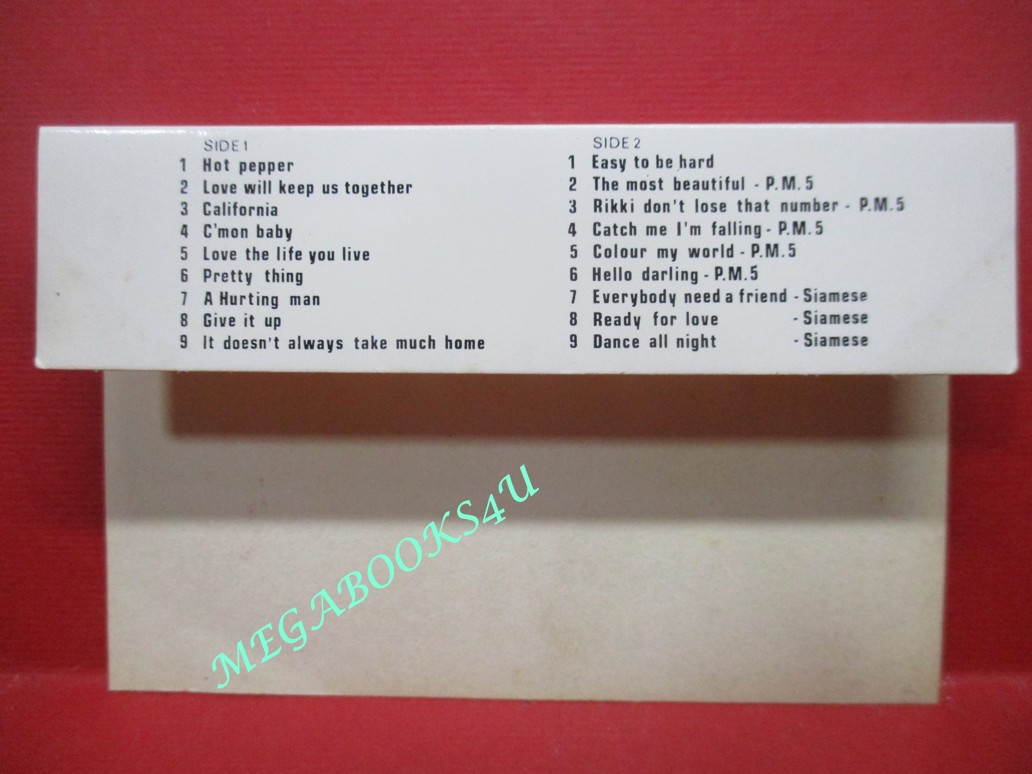 เทปเพลงไทยสากล (ยุคเก่า หายาก สำหรับโชว์อดีต ) THE IMPOSSIBLE & วง HOT PEPPER (พิจารณาก่อนสั่งซื้อ ไม่มีตลับเทป มีแต่ปกกับกล่อง)