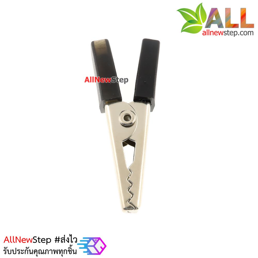 ที่คีบสายไฟ คลิปหนีบสายไฟ สีดำ