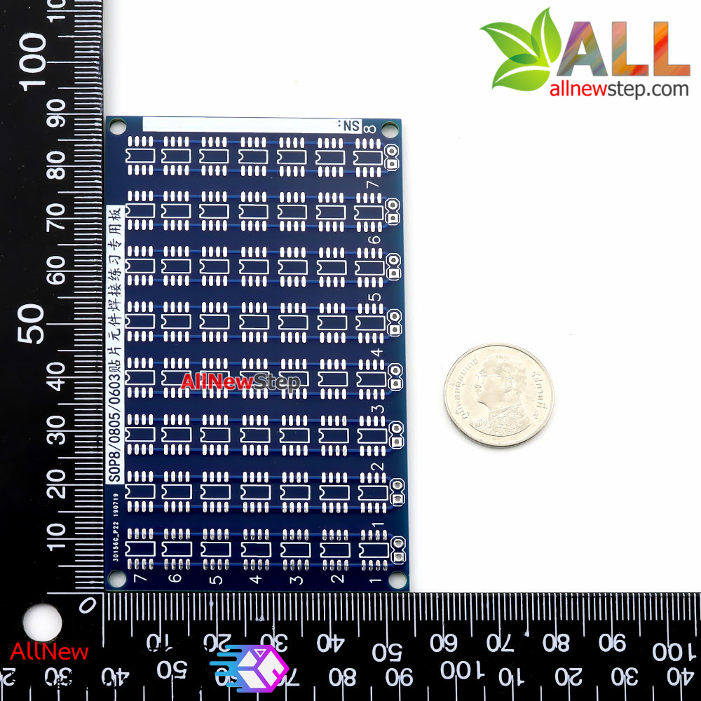 ชุดคิท ฝึกบัดกรีอุปกรณ์แบบเซอร์เฟสเมาส์ SMD component welding practice board skill training