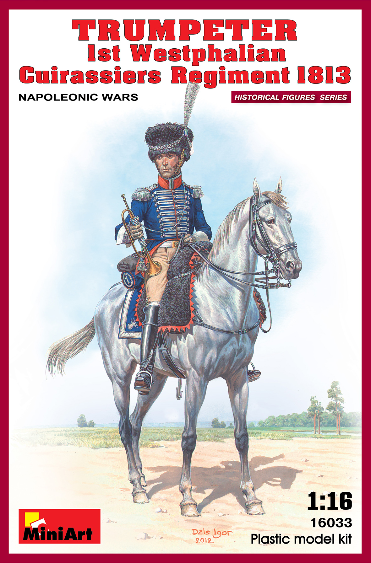 1/16 TRUMPETER 1st Westphalian Cuirassiers Regiment 1813