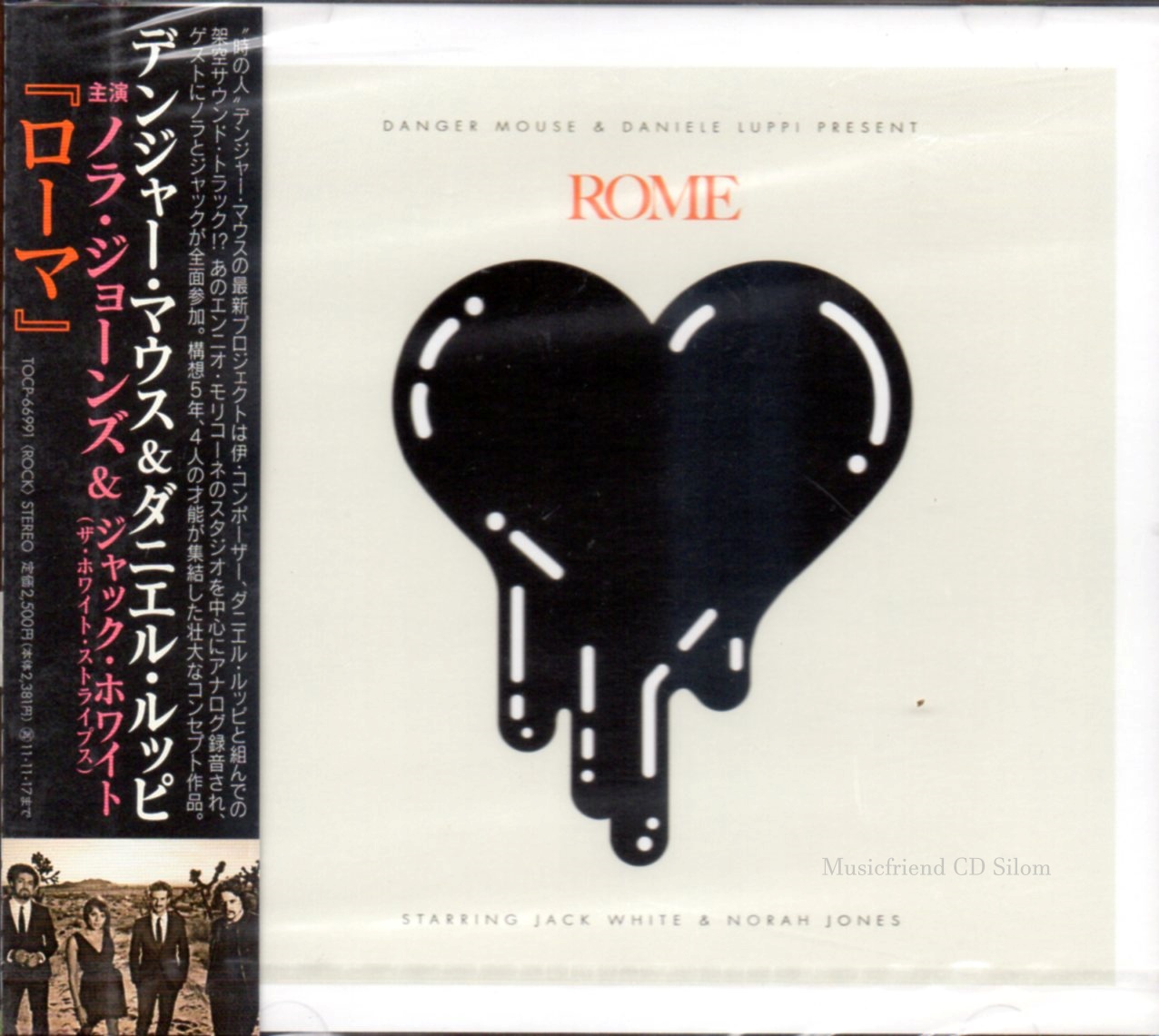 CD,Danger Mouse & Daniele Luppi Present – Rome (Norah Jones & Starring Jack White)(2011)(Japan)