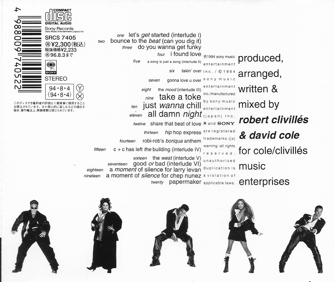 Used CD,C+C Music Factory - Anything Goes! (A+)(1994)(Japan)