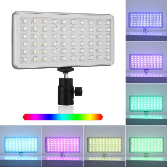 NiceFoto TC-168 Pocket LED RGB Light Portable Fill-in Video Lighting