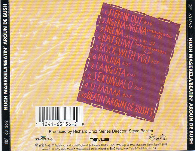 CD,Hugh Masekela - Beatin' Aroun De Bush(Usa)