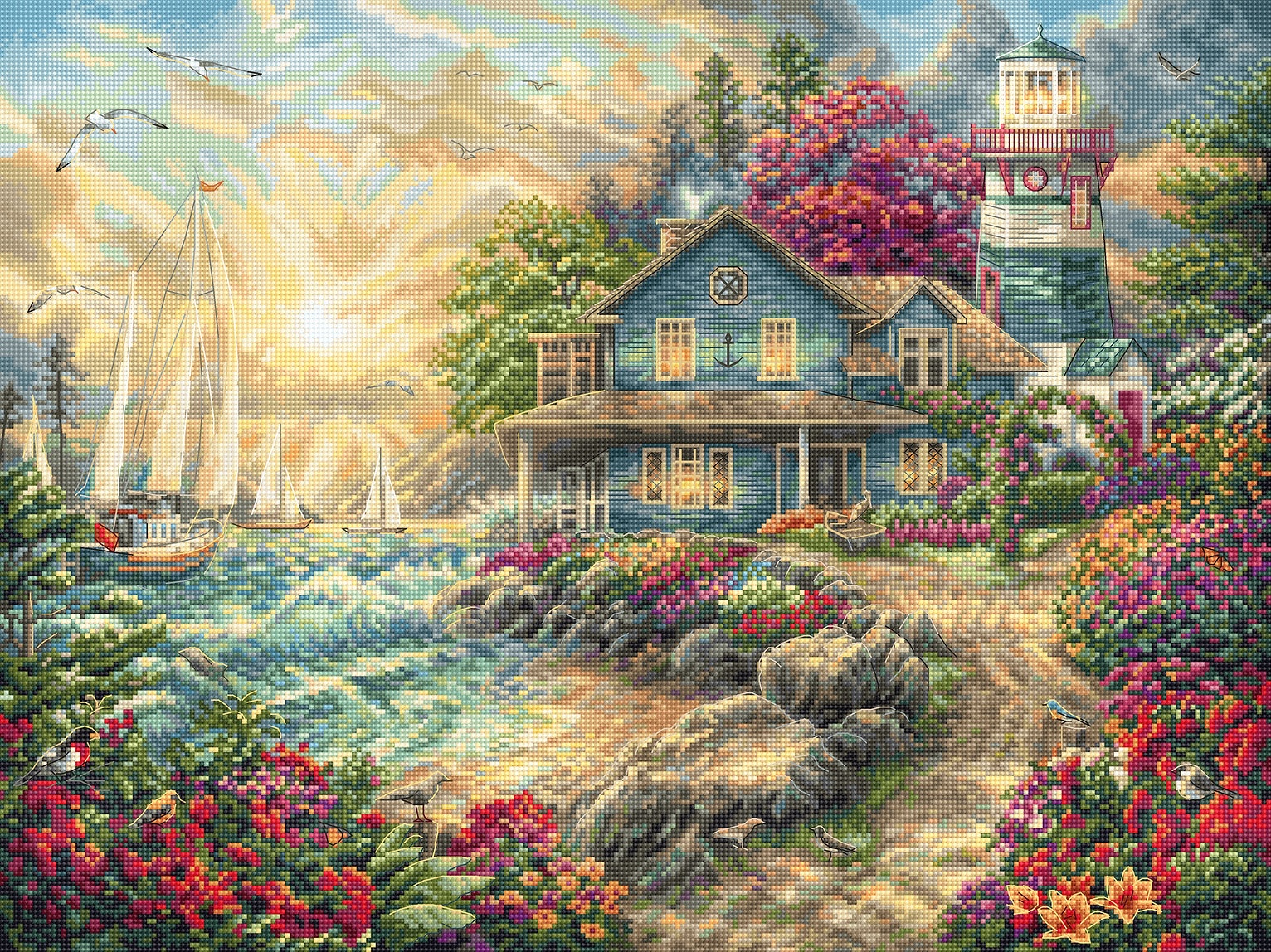Letistitch ชุดปัก Sunrise by the Sea