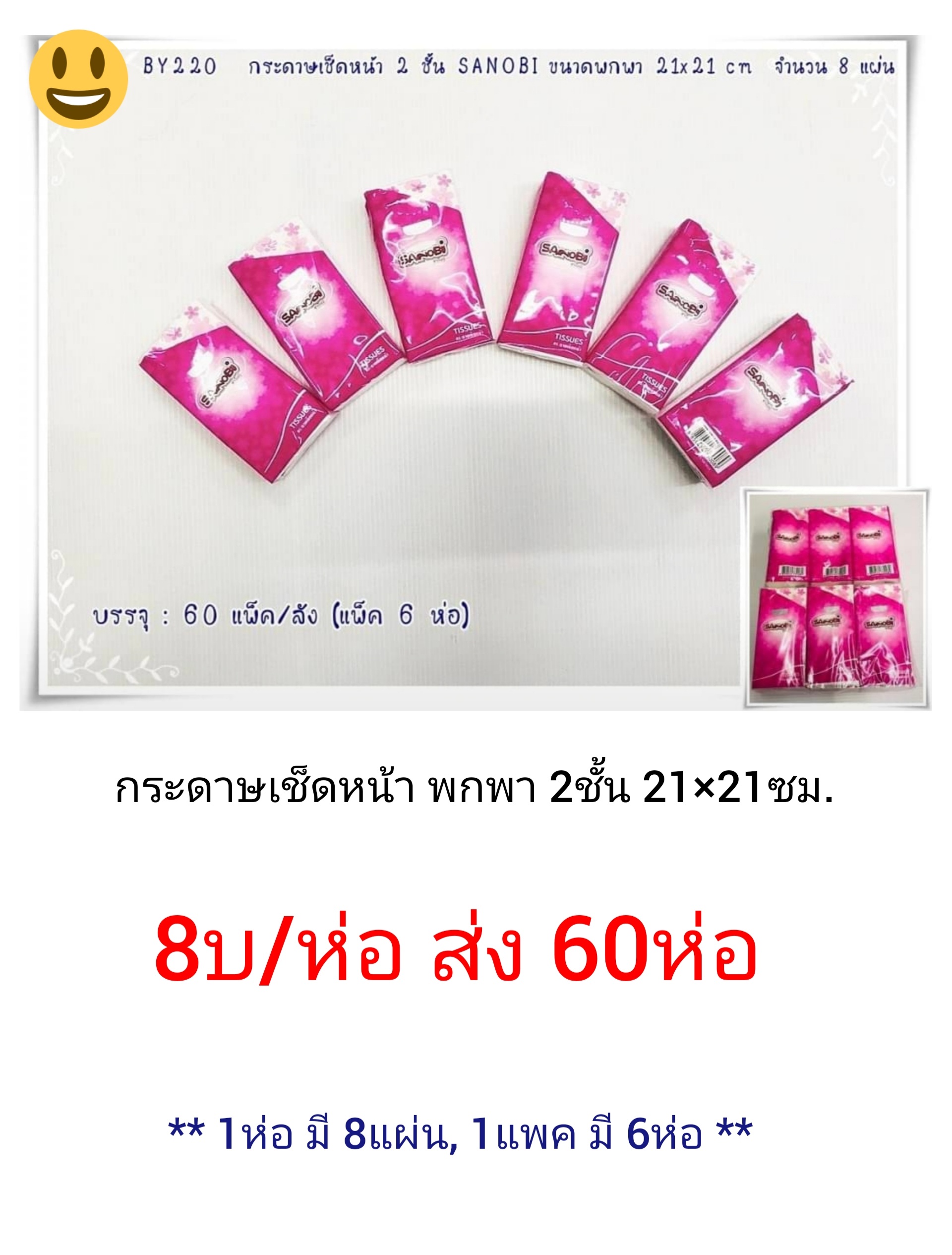 กระดาษเช็ดหน้า กระดาษทิชชู่ ทิชชูเปียก ผ้าเย็น