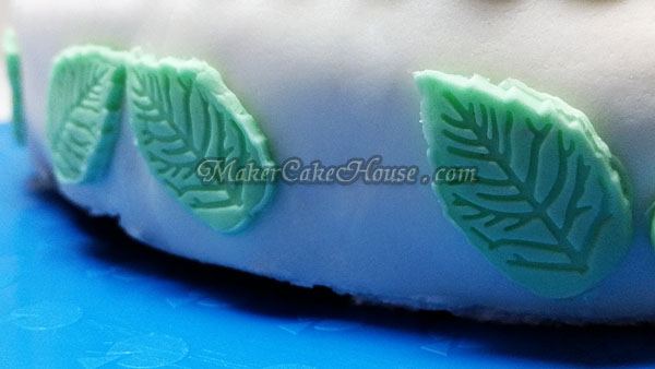 พิมพ์กดลายฟองดอง / พิมพ์กดคุกกี้ รูปใบไม้