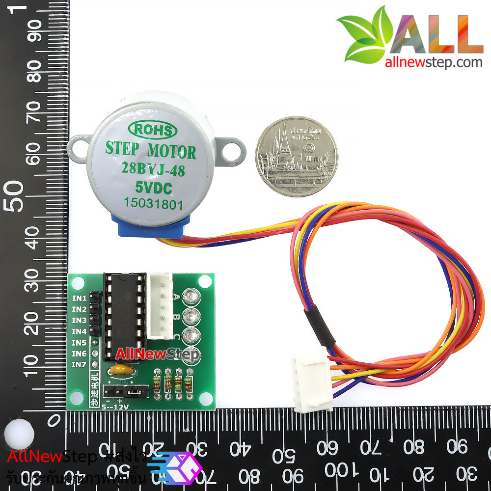 5V 4 phase Stepper Motor+ Driver Board ULN2003