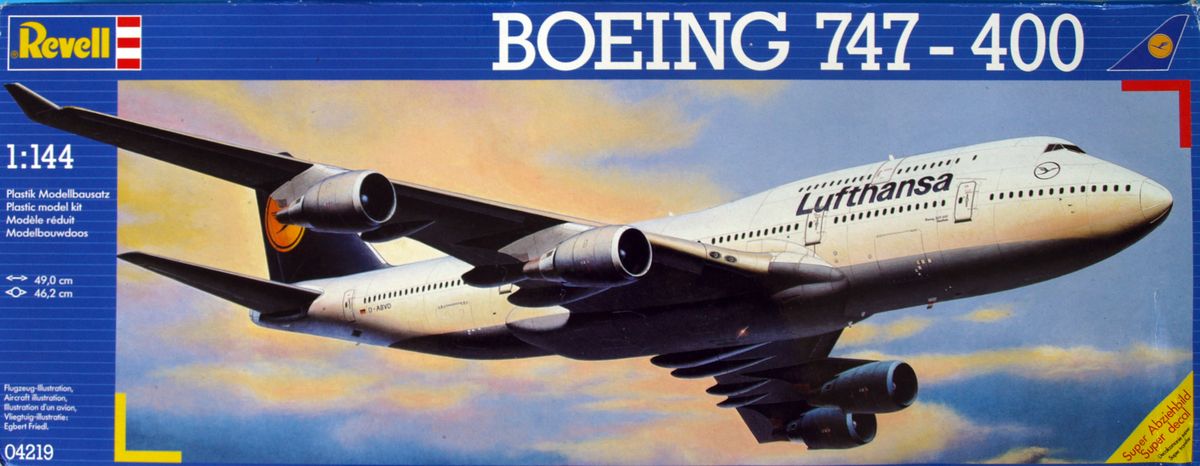 1/144 Boeing 747-400 Lufhansa