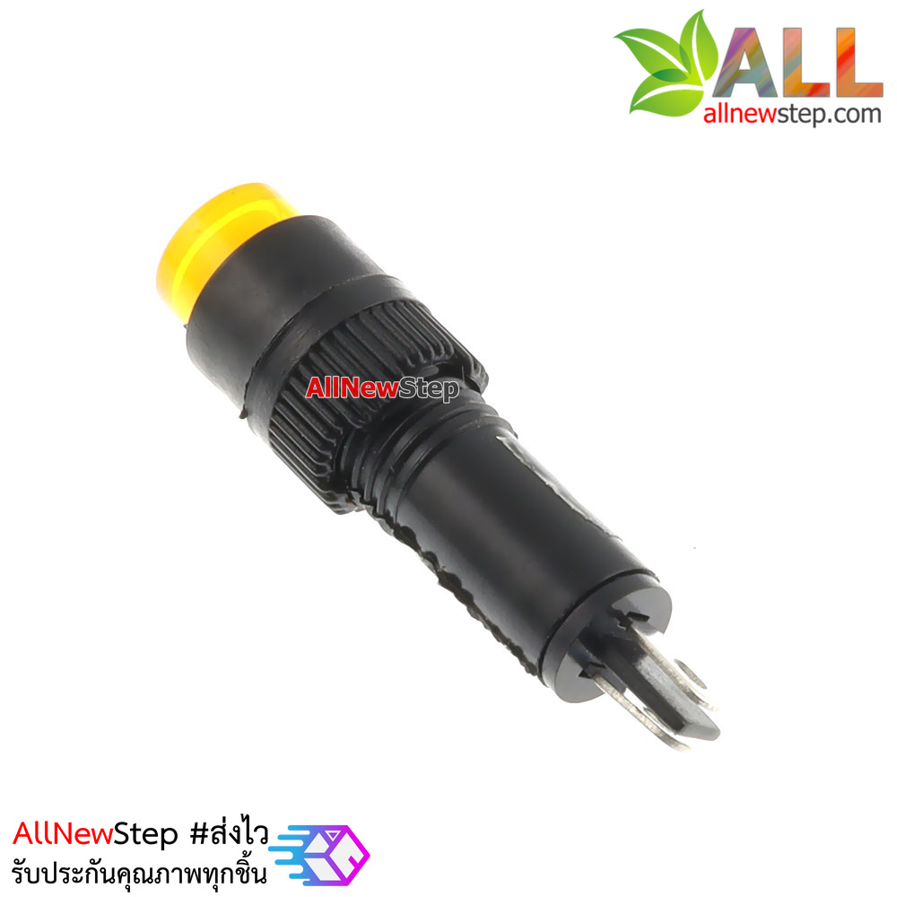 NXD-215 ไฟ LED signal สำหรับติดแผงควบคุม สีส้ม 220VAC